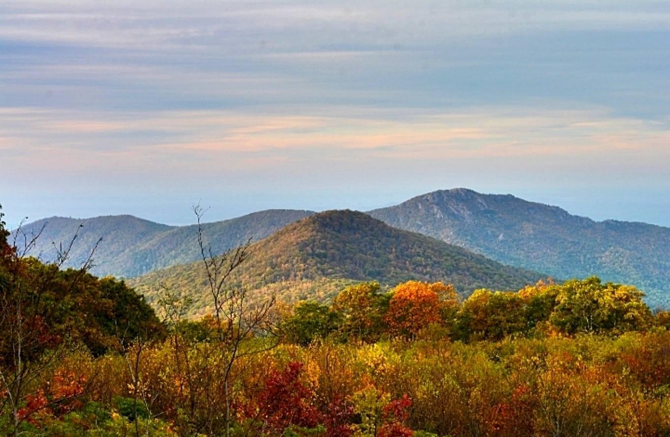 Thorofare mountain Overlooks on skyline drive